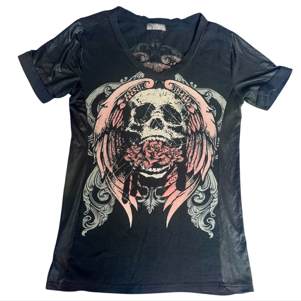 Y2K Bling Los Angeles Bus Top Gothic Grunge Tee!